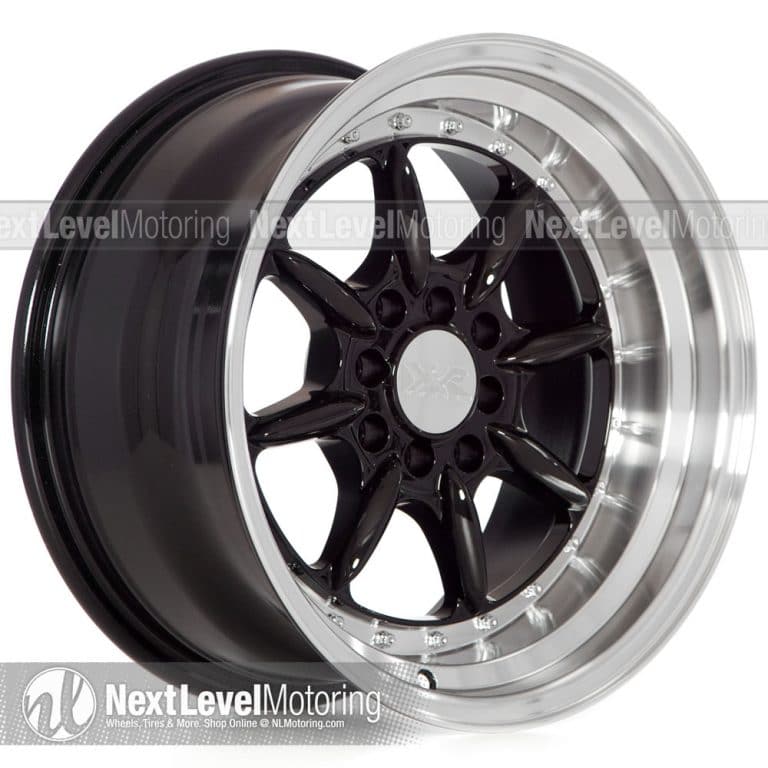 XXR 002.5 Wheel - 16x8, 4x100/4x114.3 Bolt Pattern, ET0 Offset, Flat Black With Bronze Lip (Single)