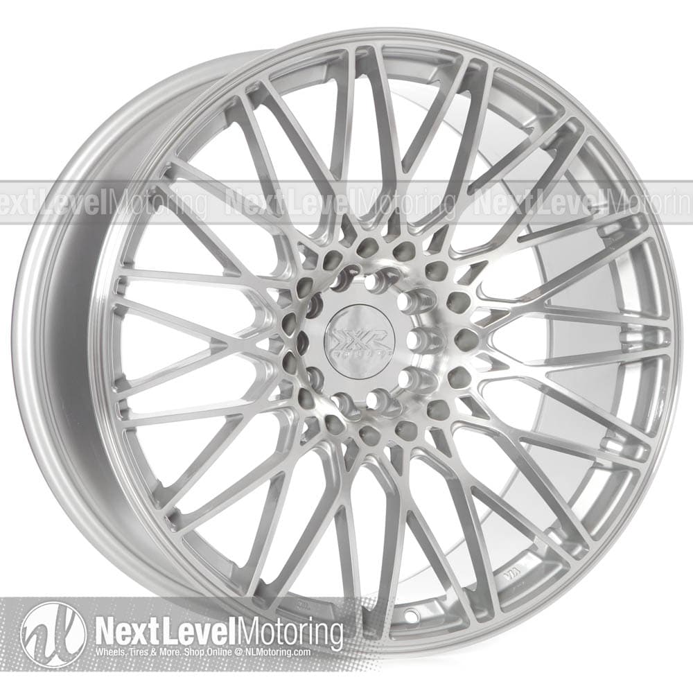 XXR Wheels: 553 20x10.25 5x114.3|5x120 Silver/Machined Rims et40