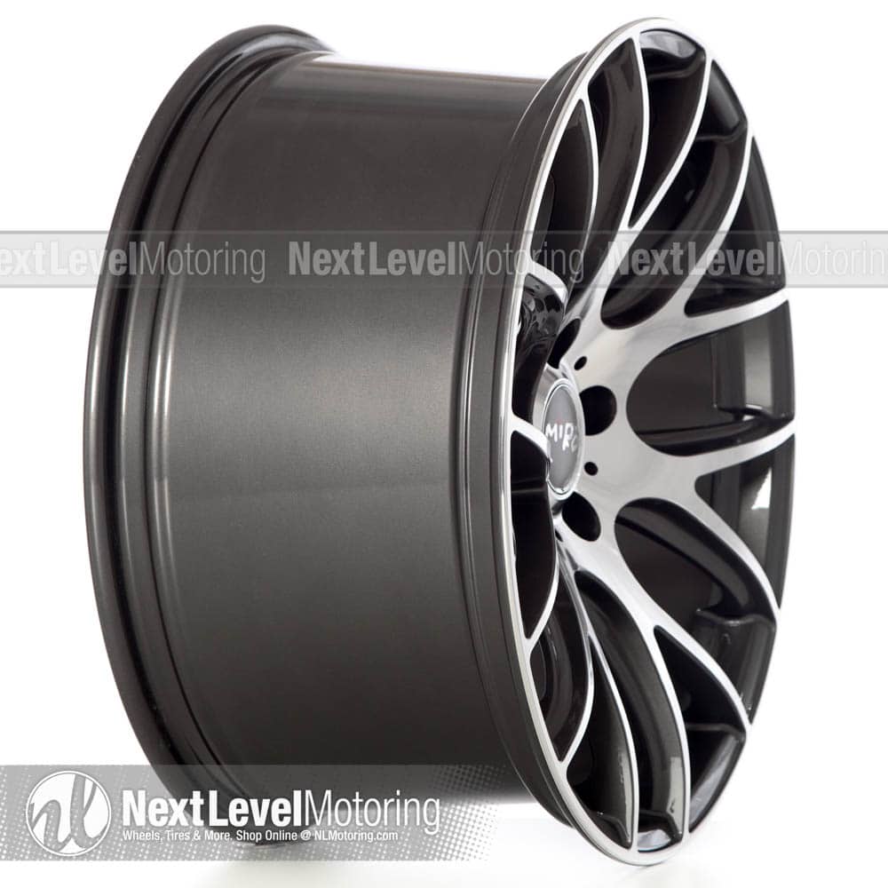 MiRo 111 18x9.5 Anthracite 5x112 [+40mm] - NLMotoring.com