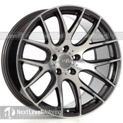 MiRo 111 18x9.5 Anthracite 5x112 [+40mm] - NLMotoring.com