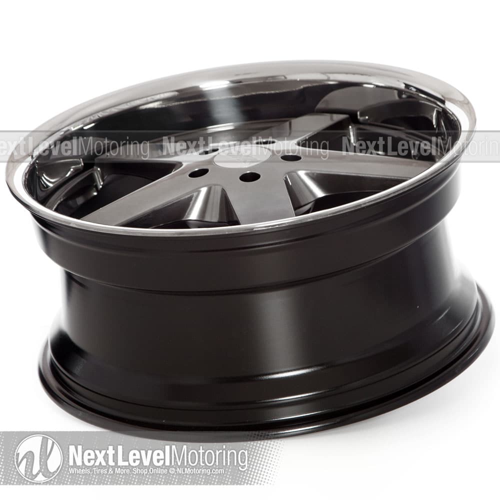 XXR Wheels: 968 20x9 5x114.3 Chromium Black Rims et15