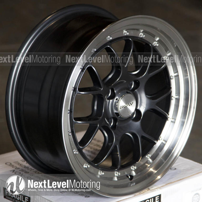 Circuit Performance Wheels CP27 15x7 4x100 Gun Metal Rims et35