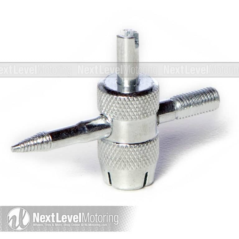 Circuit Performance Valve Stem Puller Installer Tool + 4 TR413 Chrome