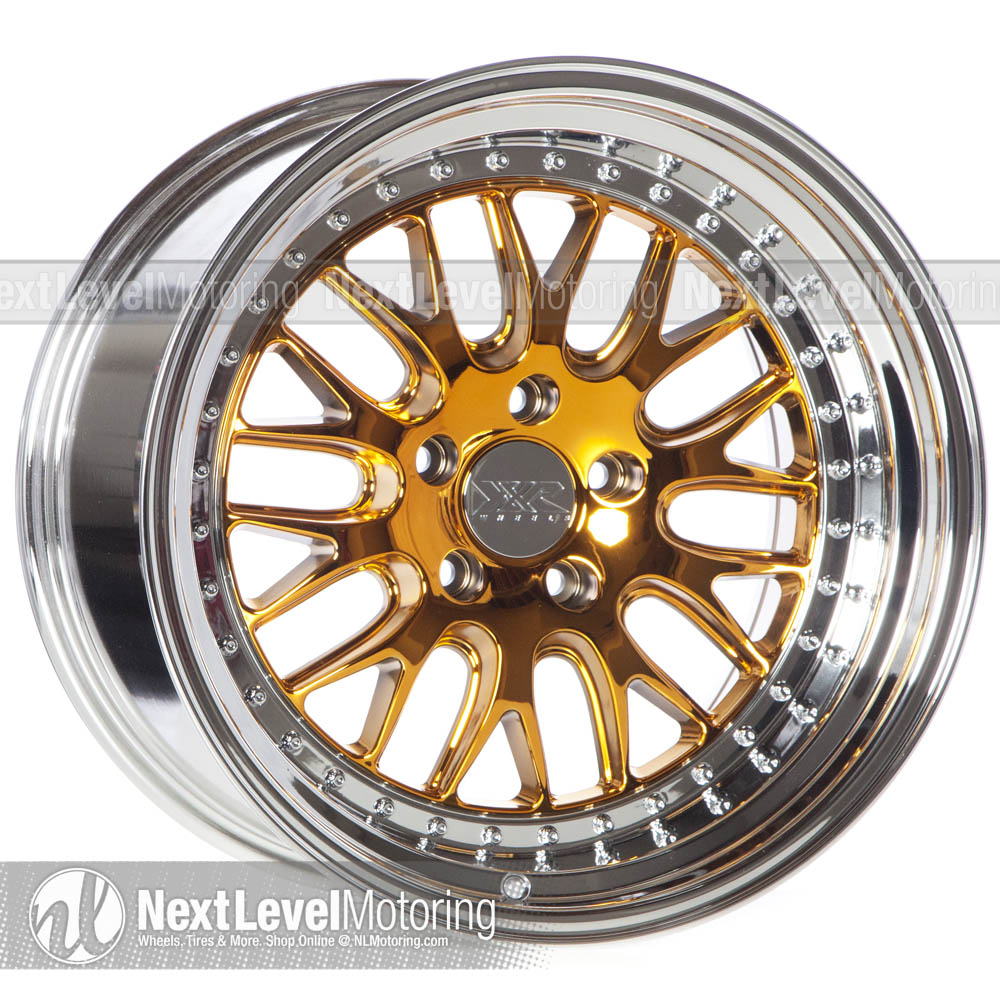 XXR Wheels: 570 18x8.5 5x114.3 Copper Rims et35