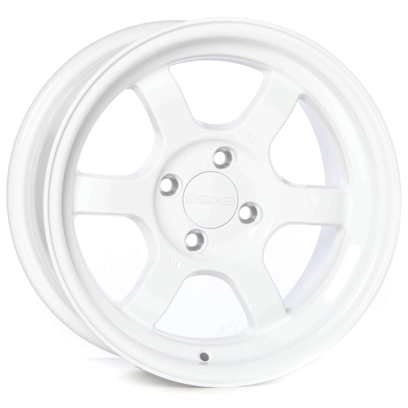 9SIX9 Wheels: SIX-1 Deep 15x8 4x100 Competition White Rims et20