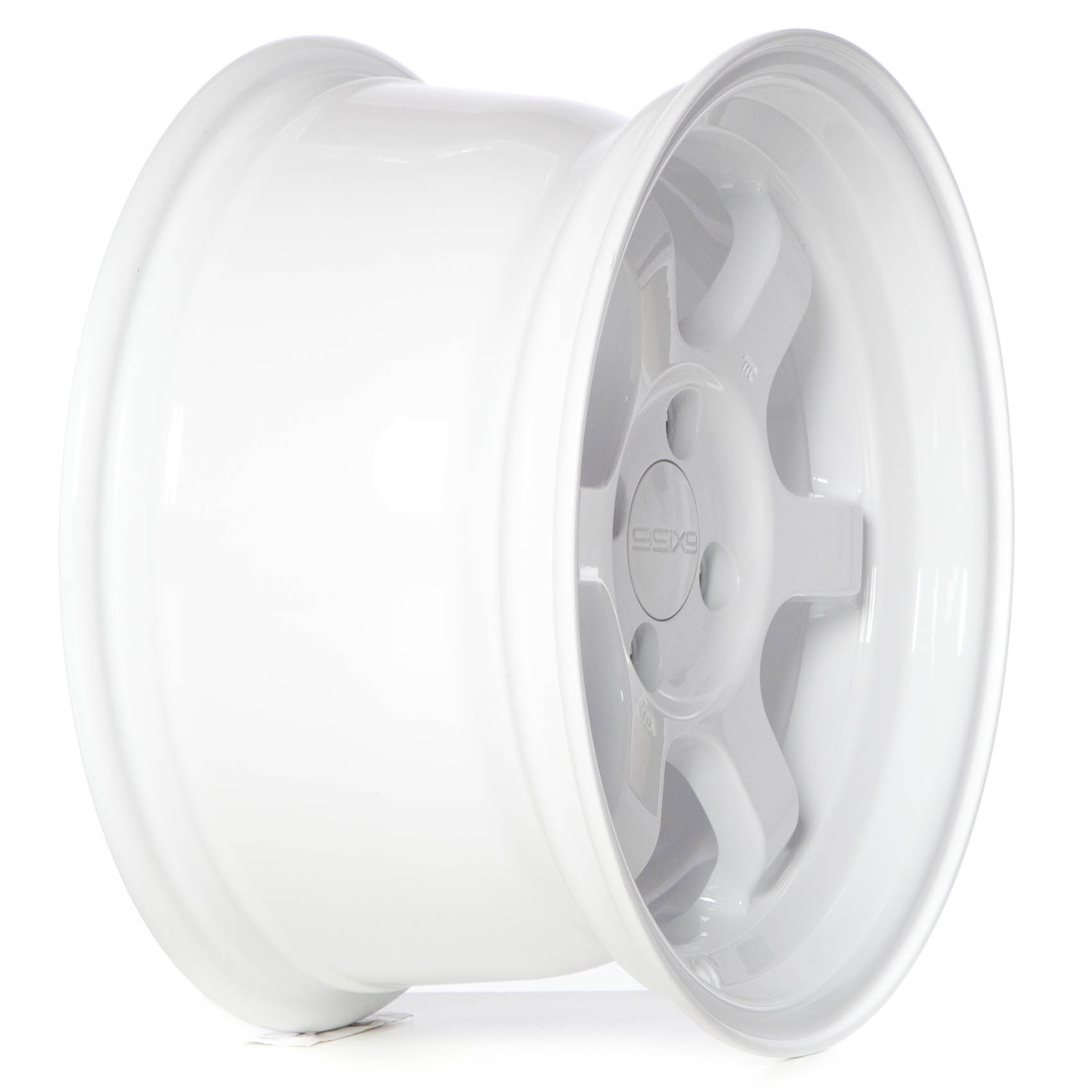 9SIX9 Wheels: SIX-1 Deep 15x8 4x100 Competition White Rims et20
