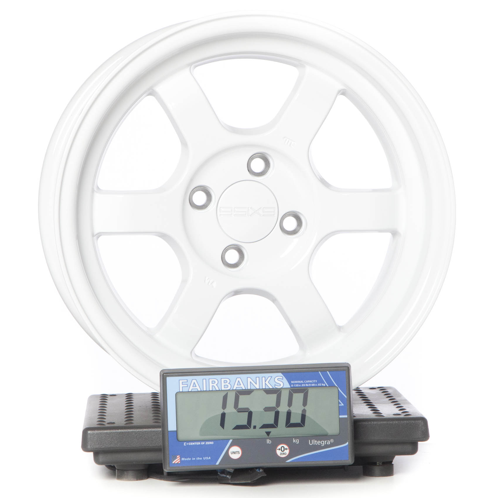 9SIX9 Wheels: SIX-1 Deep 15x8 4x100 Competition White Rims et20