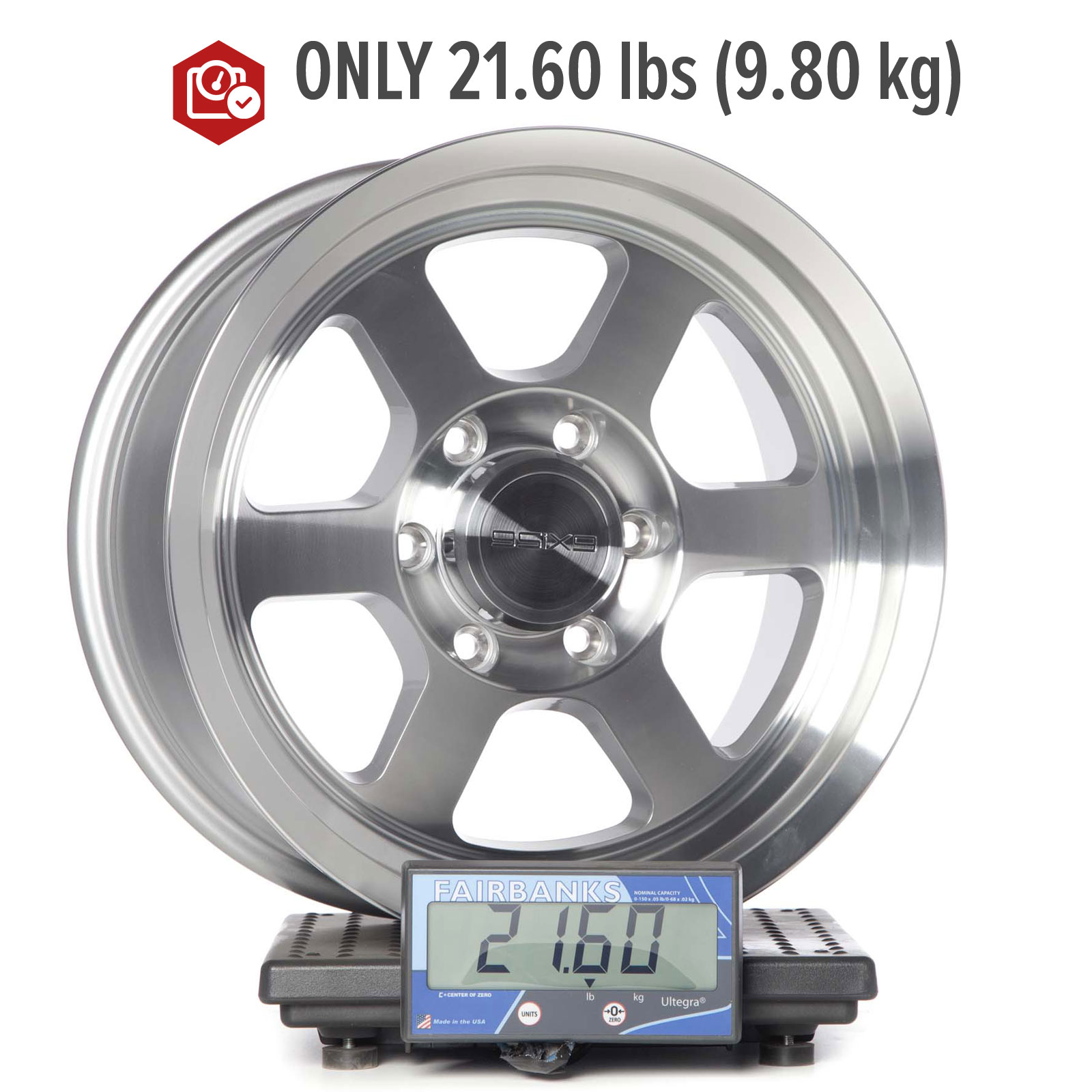 9SIX9 Wheels: SIX-1 Deep Truck 17x8.5 6x139.7 Machined Rims et20