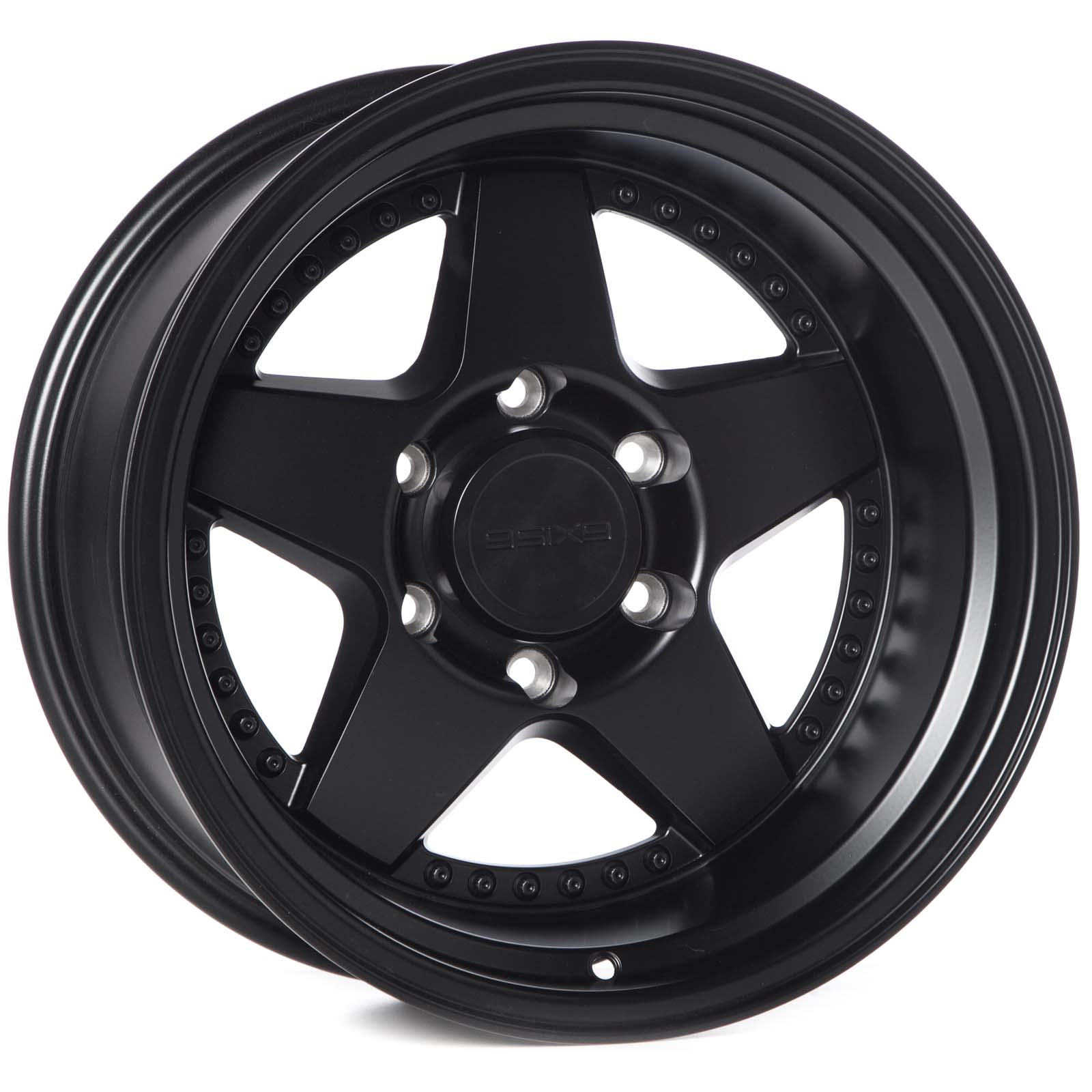 9SIX9 Wheels: FIVE-2 Deep 17x9 6x139.7 Matte Black Rims et-36