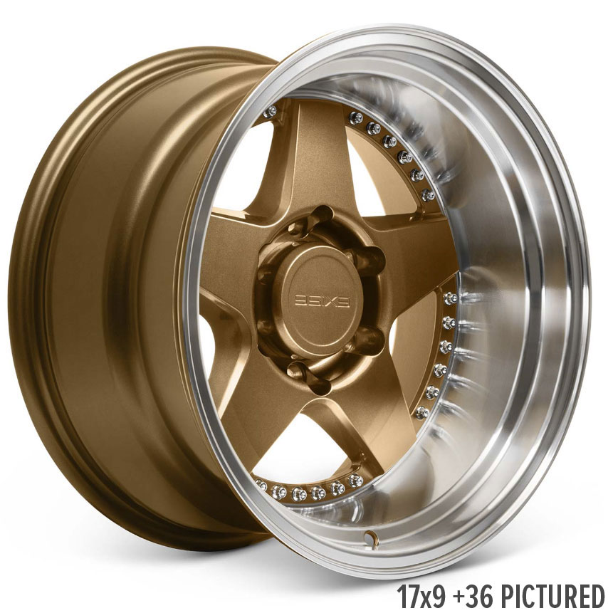 9SIX9 Wheels: FIVE-2 Deep 16x8 6x139.7 Bronze Rims et-10
